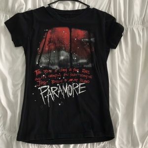paramore band tee